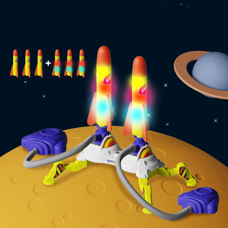 Jump & Launch - Rocket Plaything