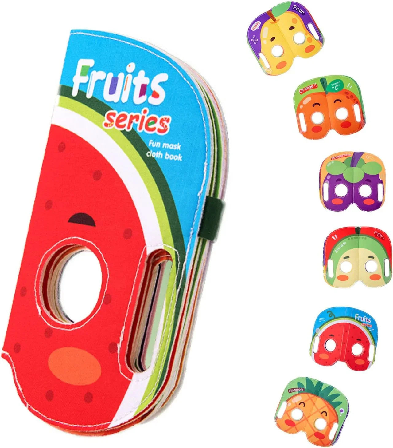 Infant learns first impressions - Fabric Mask Book