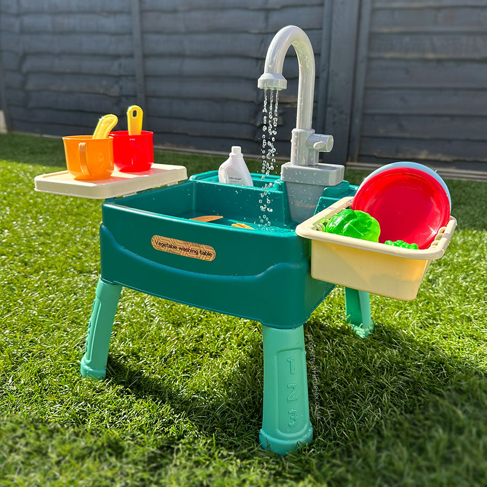 Magical Water Play - Play Kitchen with Faucet