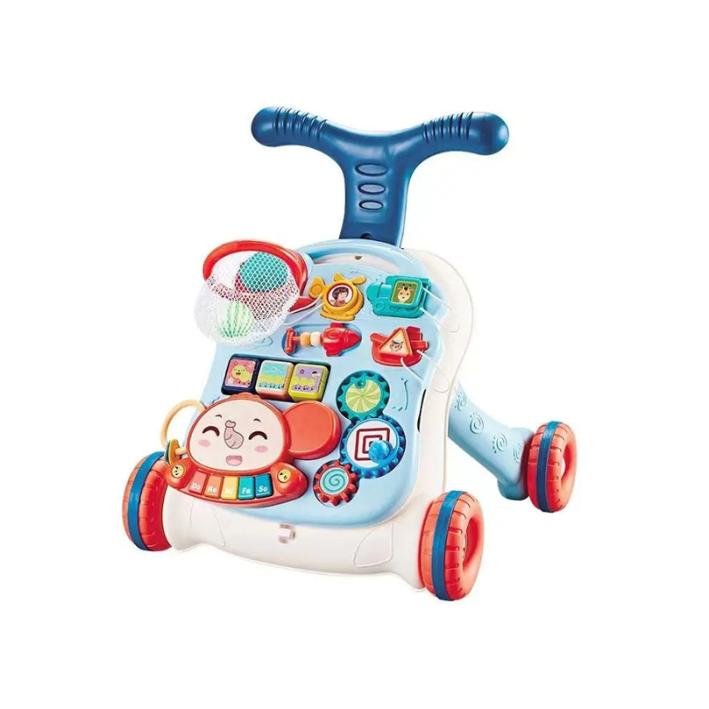 Safe & Interactive - 3-in-1 Infant Walking Trainer & Play Center
