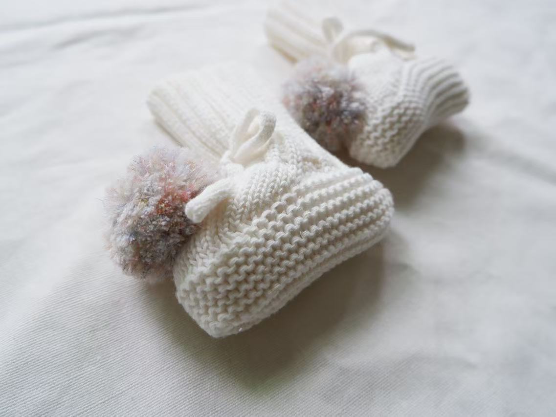 Warm & Stylish - Knitted Infant Slippers