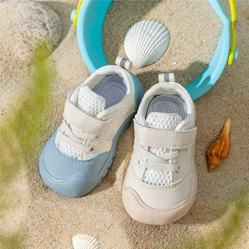 TinySteps Children - Natural & Safe - Barefoot Baby Shoes Blue