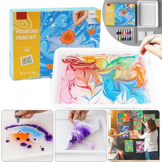 Water Marbling Paint Kit™ - colourful water-based artwork | Paint pack