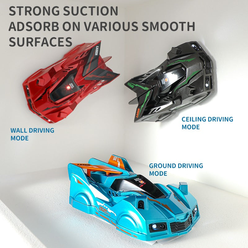 Drive along the walls! - Remote-controlled car