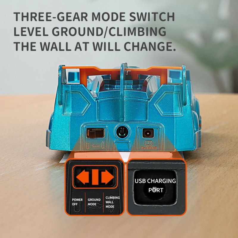 Drive along the walls! - Remote-controlled car