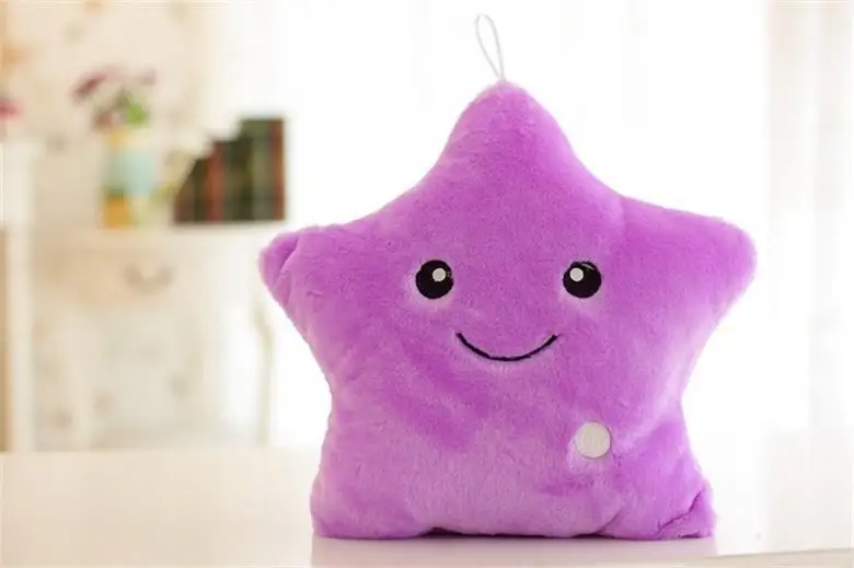 Star fun in bed - Luminous Stuffed Pillow