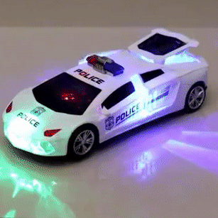 Moving and flashing toy car - Plaything car