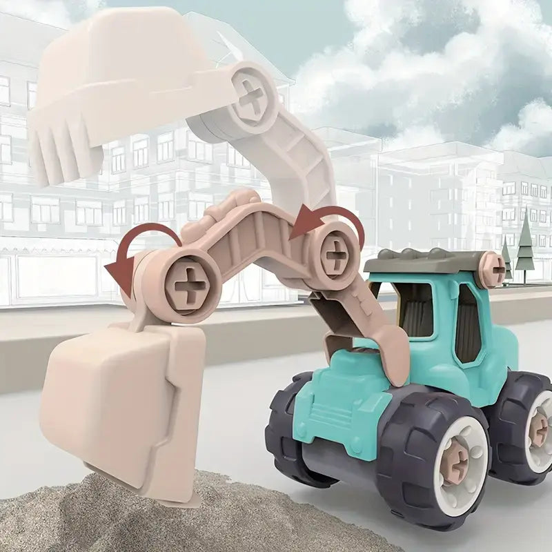 Compact construction vehicles