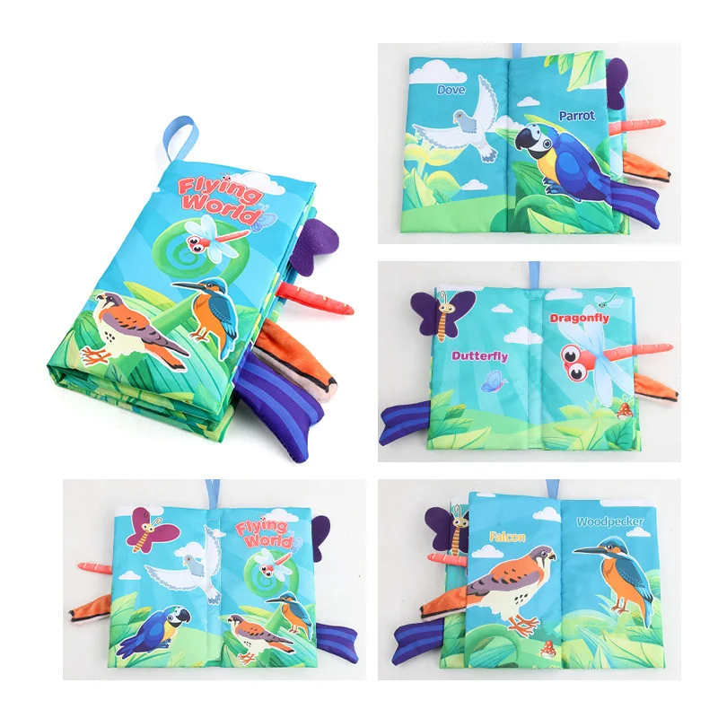 Soft Tail Play - Sensory Animals Baby Booklet