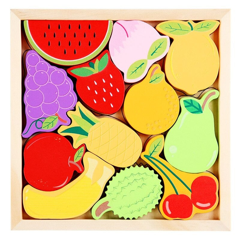 What fits the frame shapes? - Shape puzzle (2+1 FREE)
