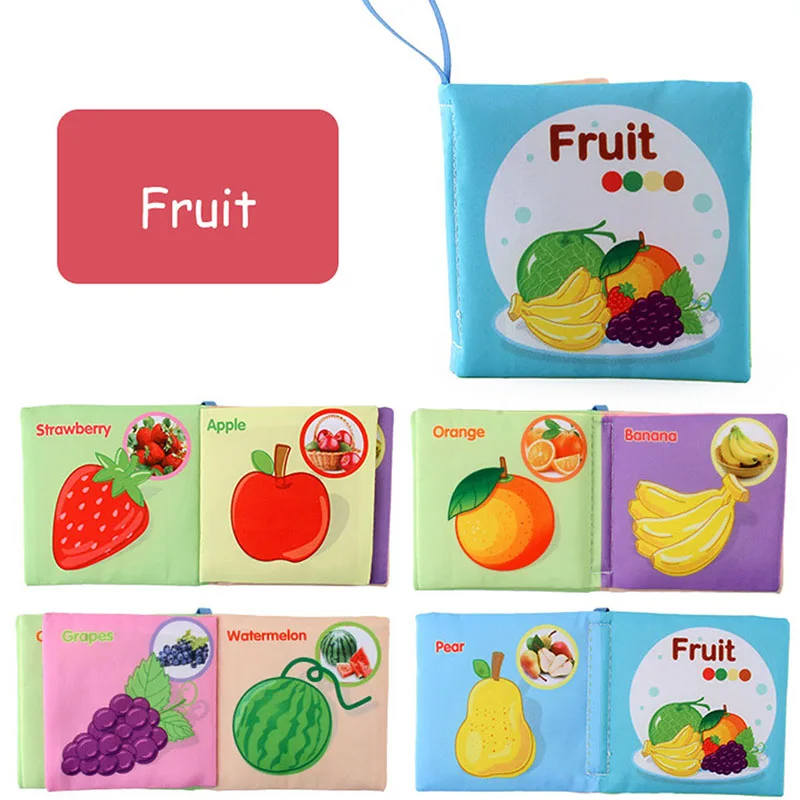 Soft Tail Play - Sensory Animals Baby Booklet