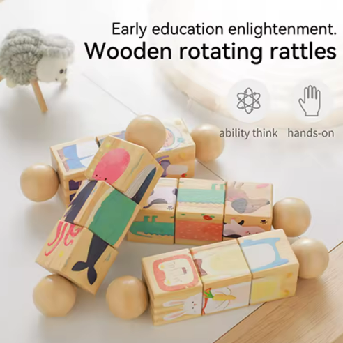 Spin and learn - Rotating kids's puzzle