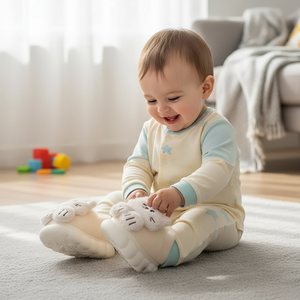 Warmth & Safety – Children's Cat Slippers