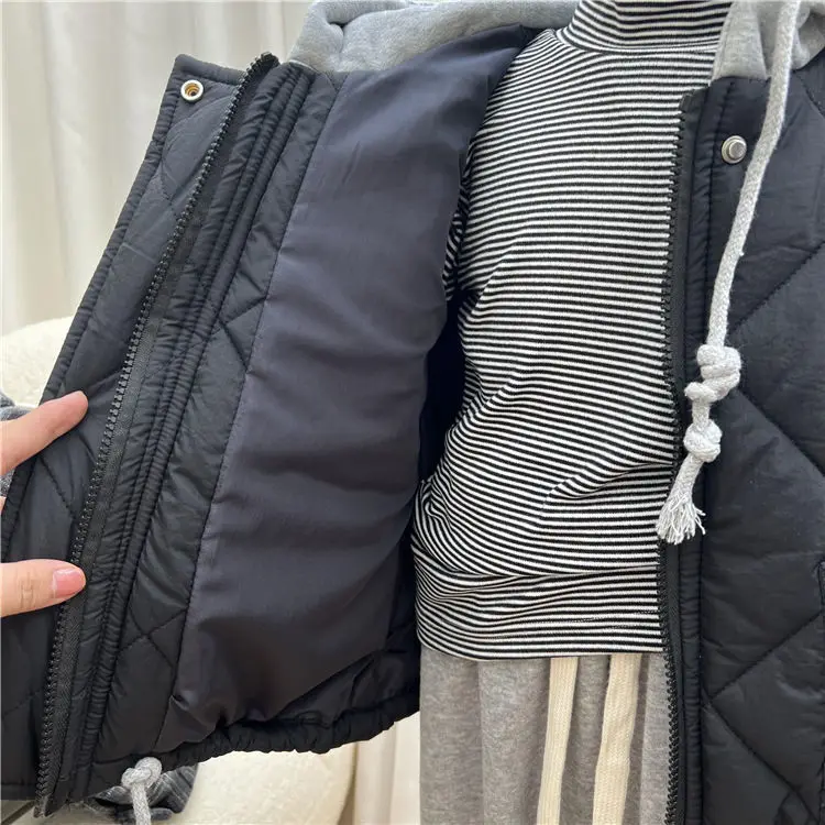 Warm & Cool – Quilted Hoodie Jacket