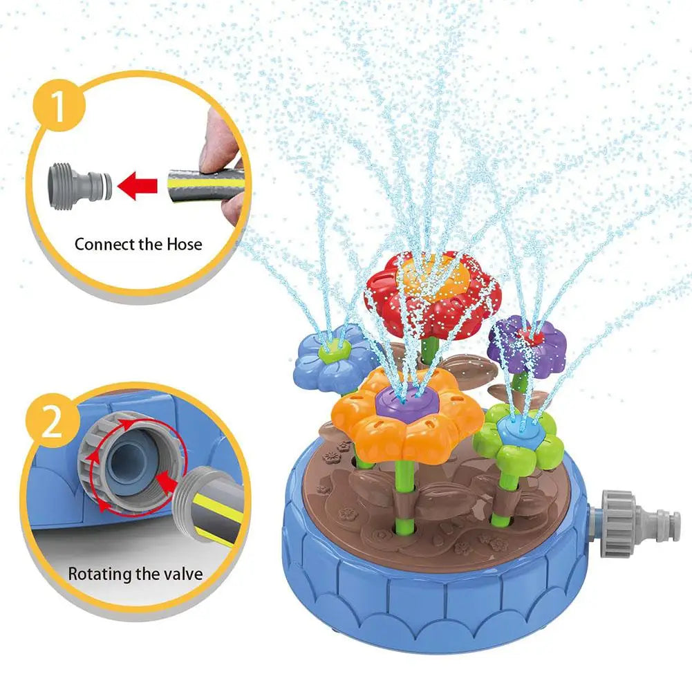 Turn & Splash - Water Toys Flower Sprayer
