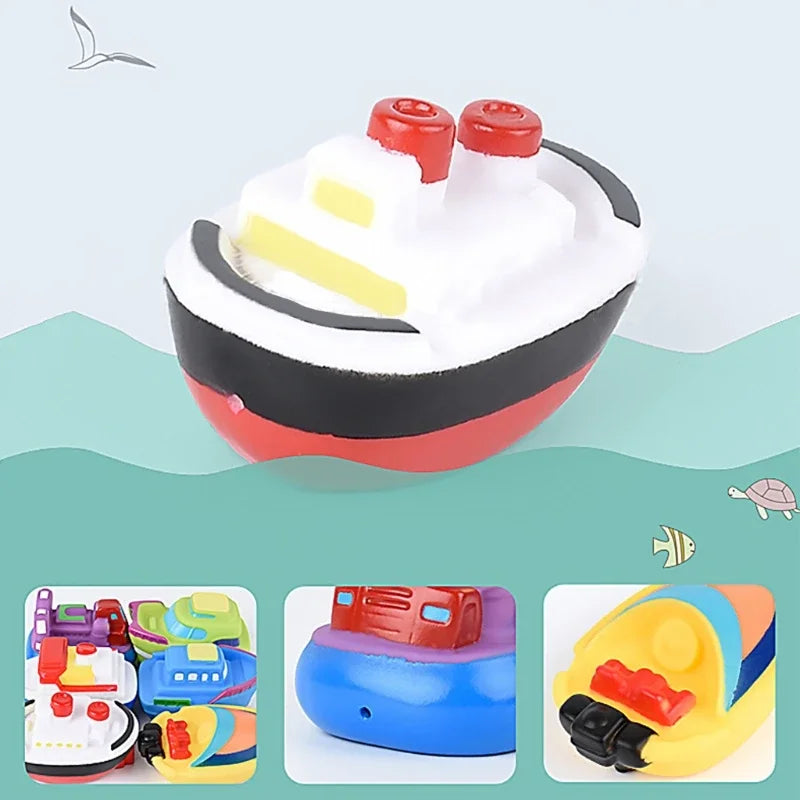 Splash Play in Bath - Toy Boats