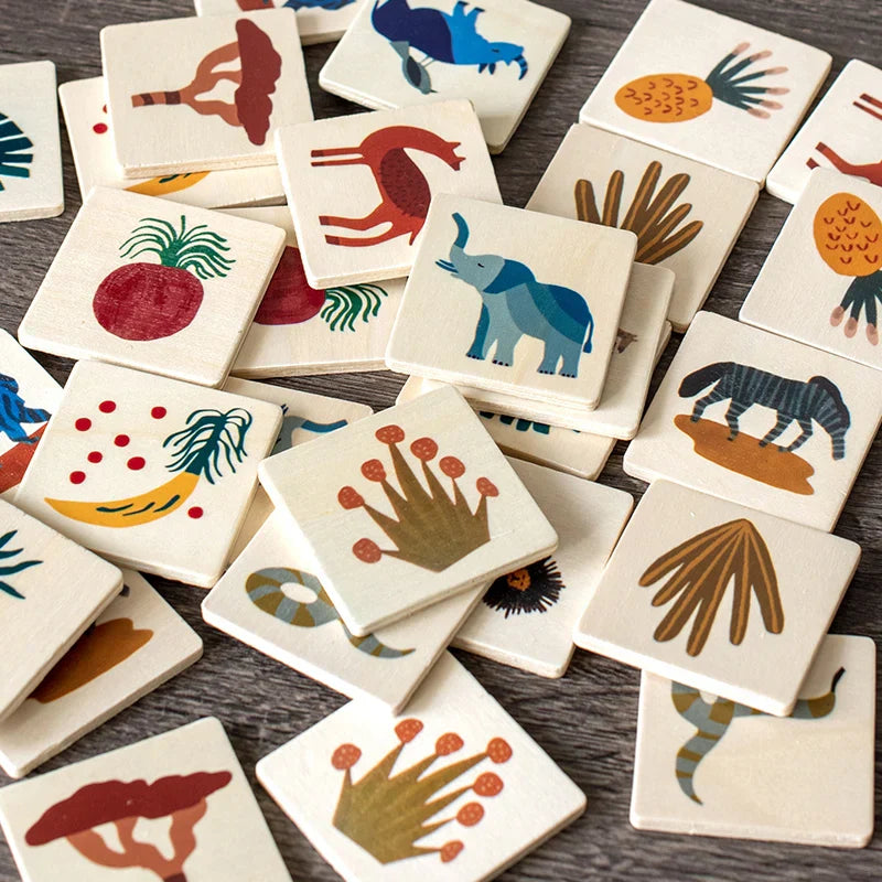 Wood & Educational – Jungle Memory Activity