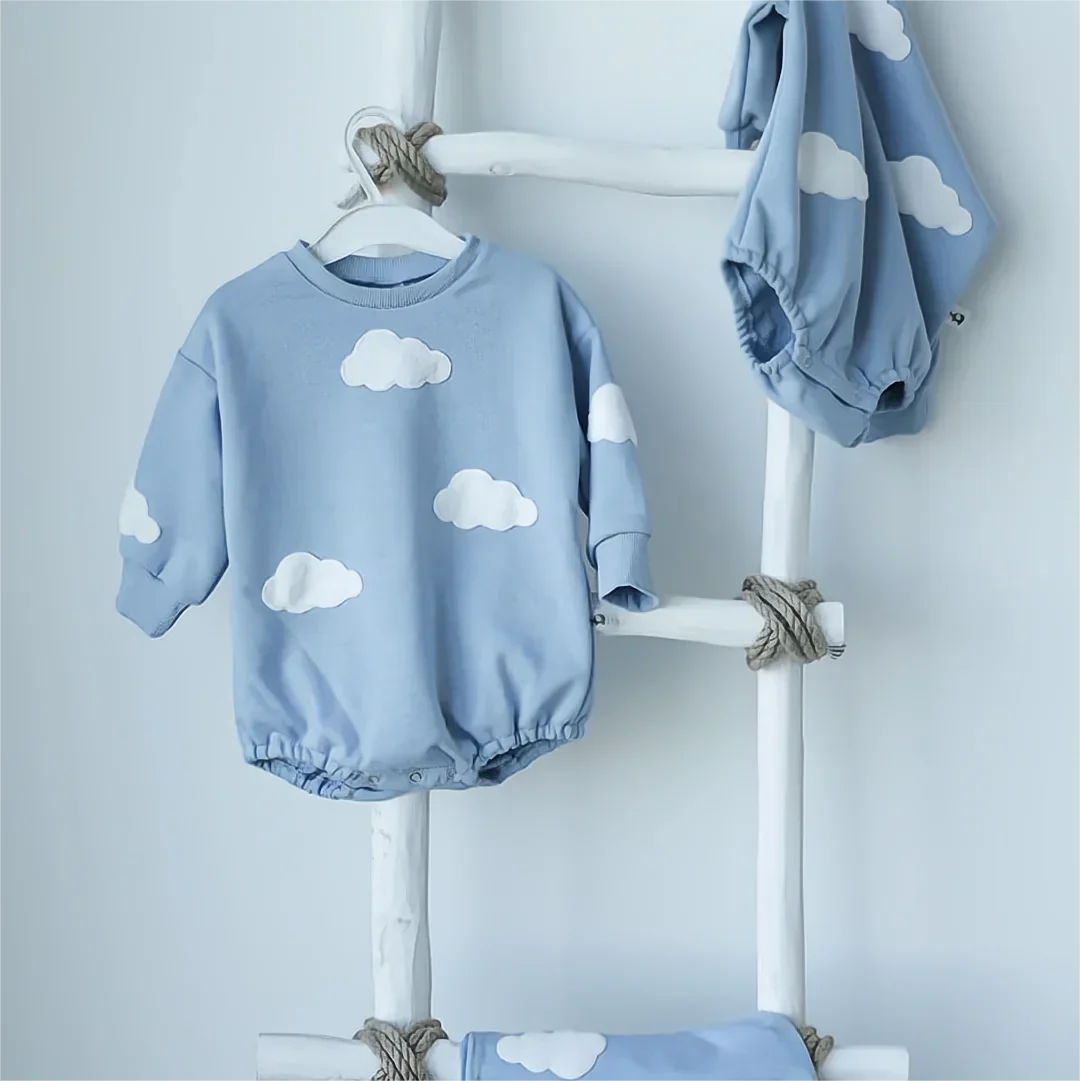 Cute Prints - Sweatshirt Romper