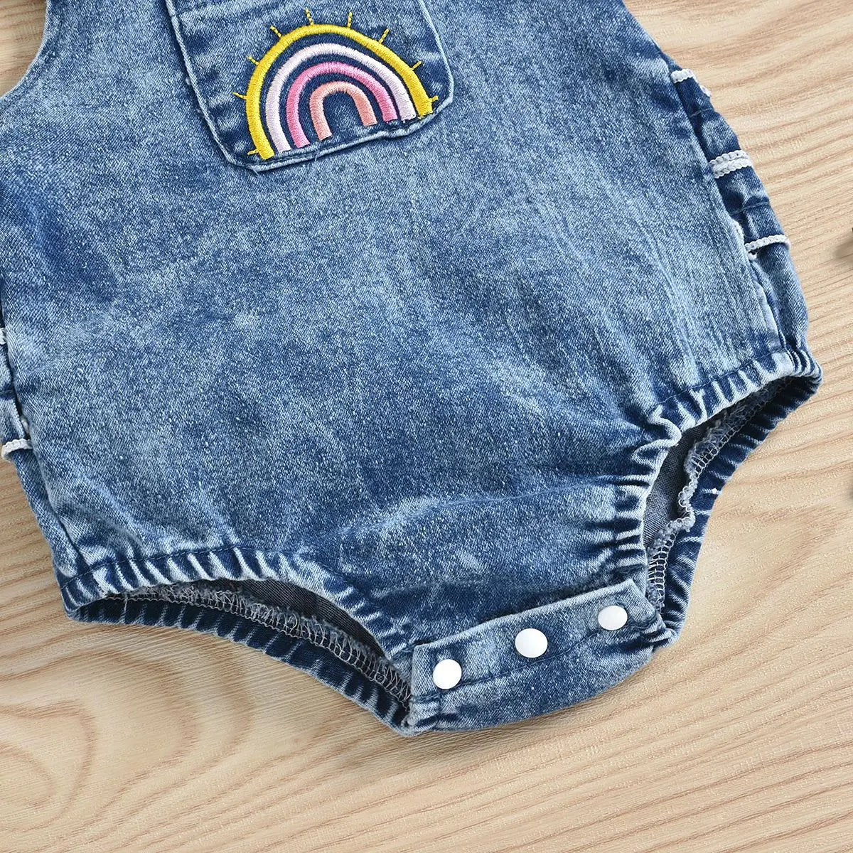 Cute Look - Denim Romper