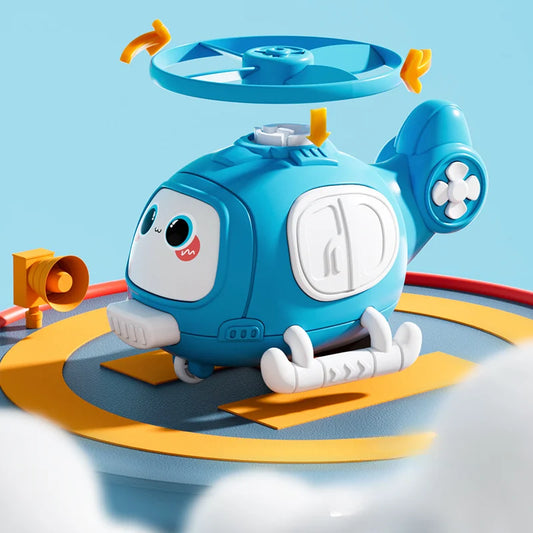 Airy Smiles – Cartoon Helicopter