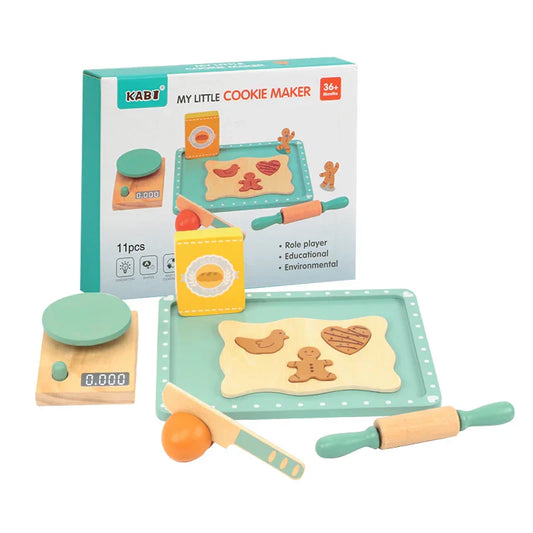 Encourage Creativity & Skills - Wooden Play Kitchen Kit