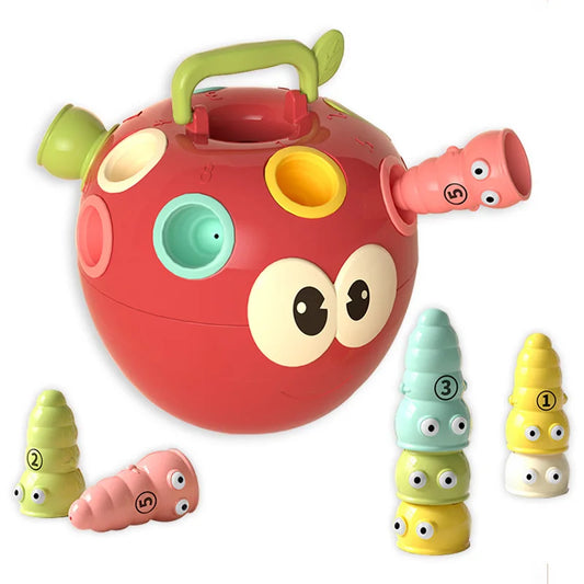 Clever Stacking – Apple & Worm game