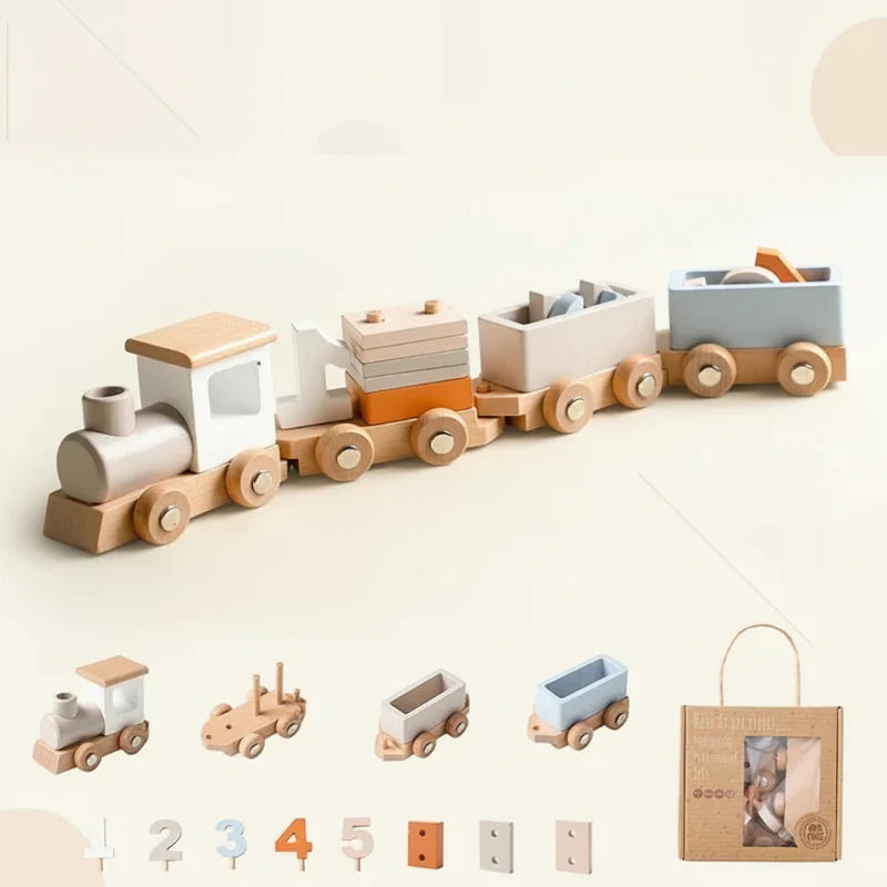 Classic & Educational – Wooden Developmental Train