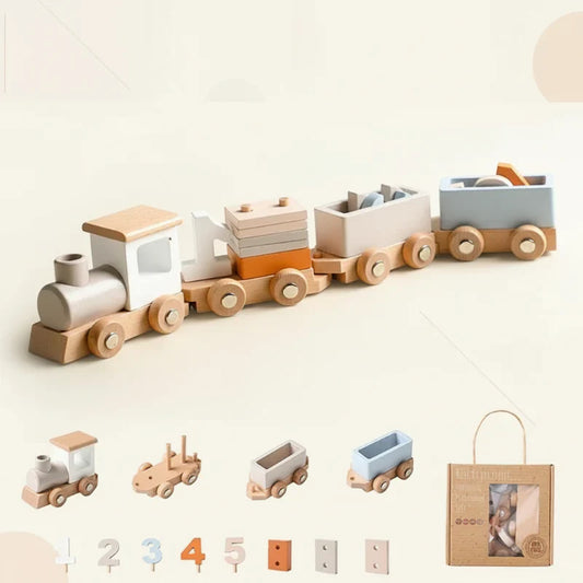 Classic & Educational – Wooden Developmental Train