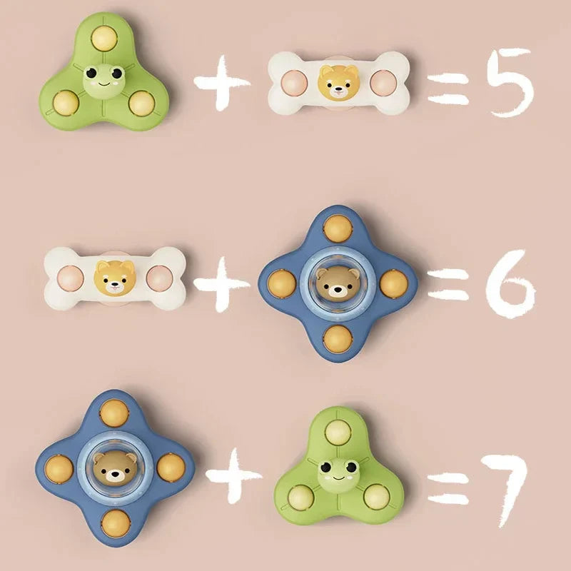 Bath Spinner Toys™ - Educational & Play - Fidget Baby Bath Toys