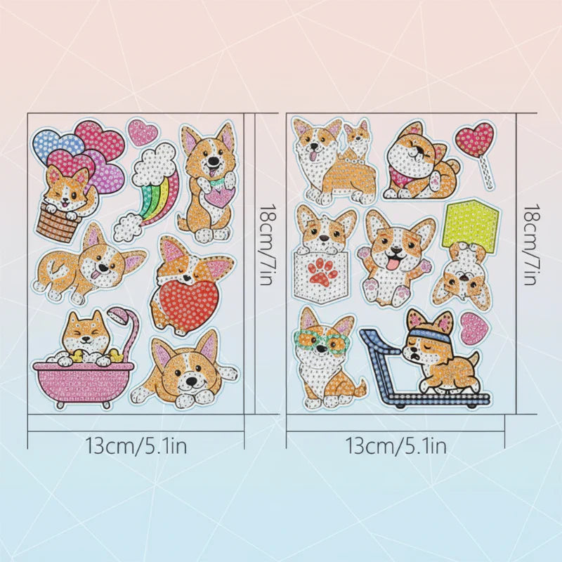 Shady & Shiny – Diamond Painting Stickers