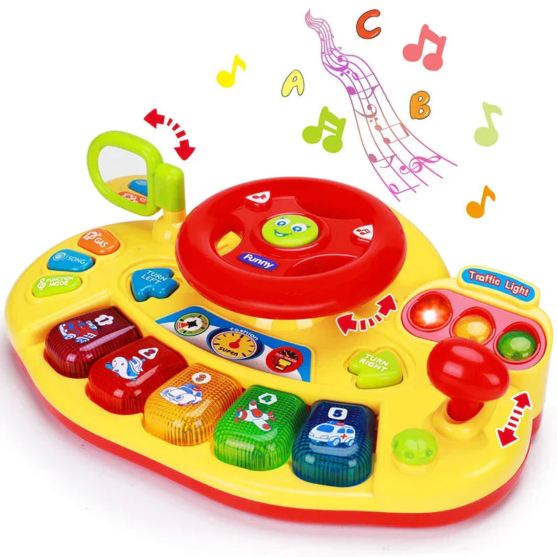 Engaging & Educational – Keyboard & Steering Wheel