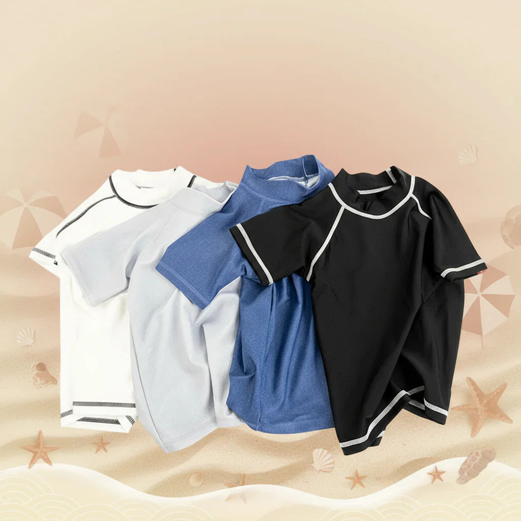 Summery & Protective – Anti-UV Children's Swim Shirt with Short Sleeves