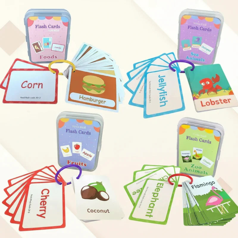 Cheerful & Language-rich – Educational Word Cards (English)