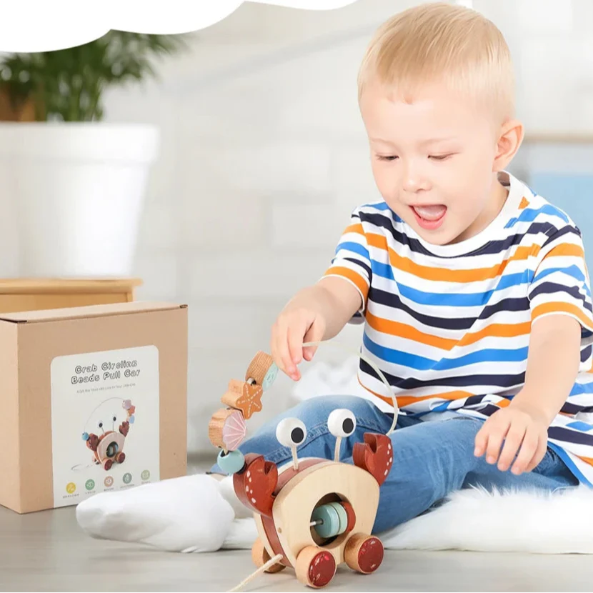 Play & Learn - Wood Crab