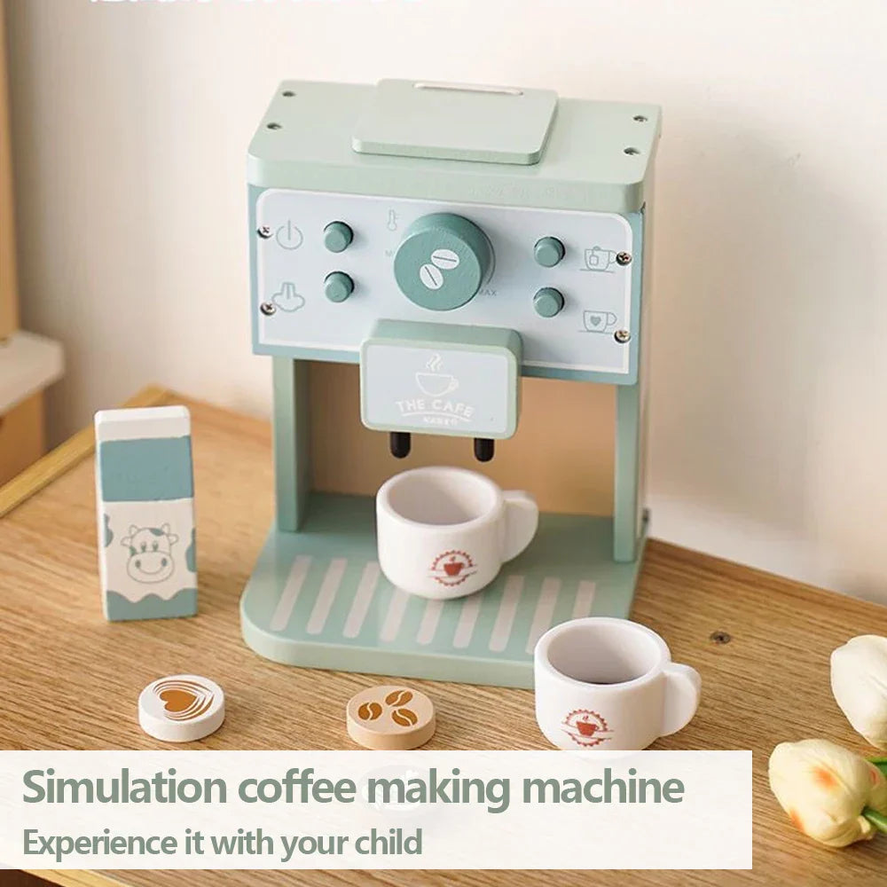 Lots of Cooking Play - Wooden Children's Coffee Play Set