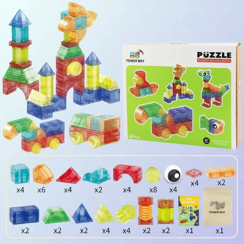 Innovative & Educational – Magnetic Building Blocks Set