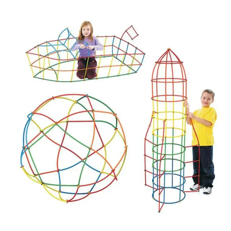 Imagination & Skill – Construction Tubes with Connectors