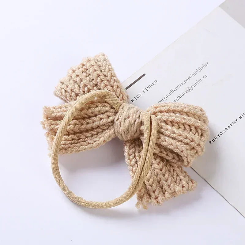Bow Splendor - Knitted Hairband