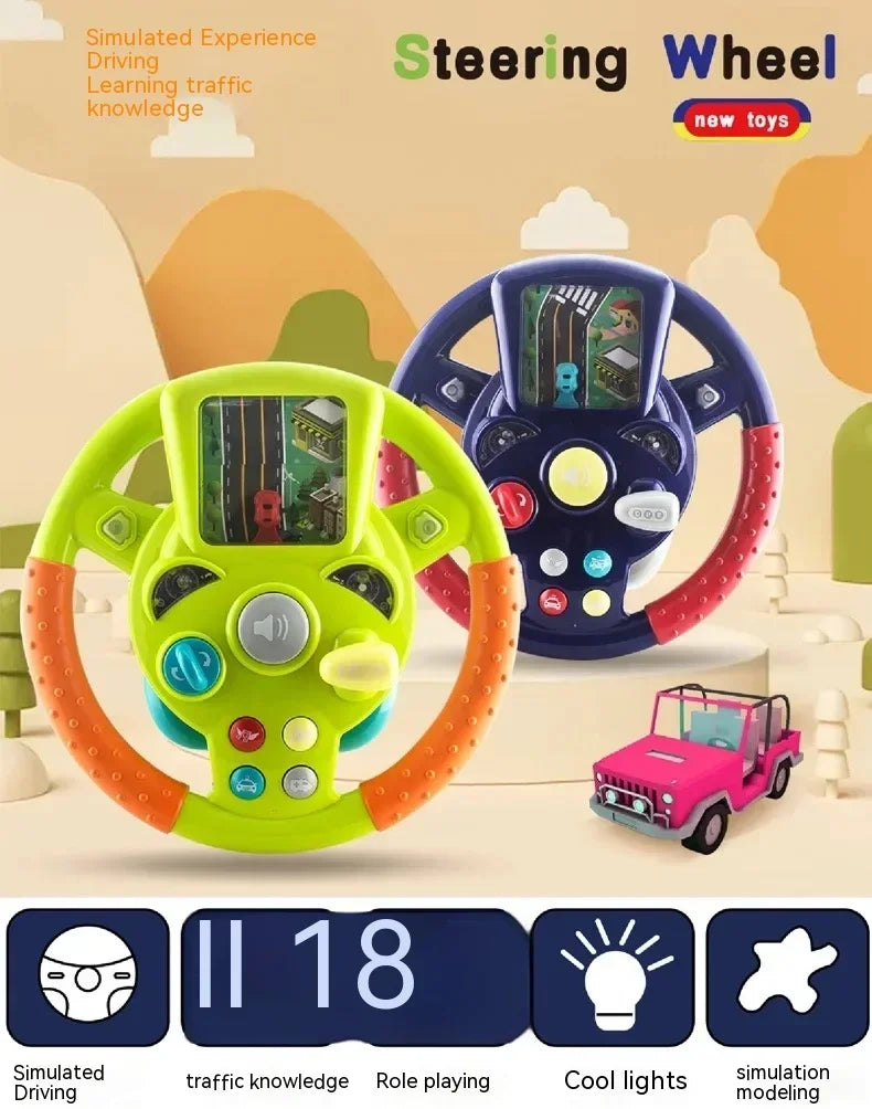 Mini Steering Wheel, Maxi-Play - Toy Steering Wheel