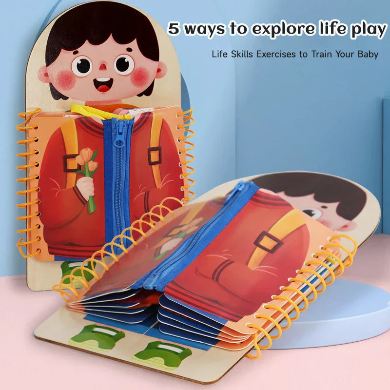 Button & Zipper - Activity Board