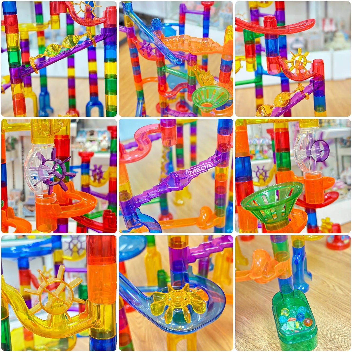 Safe & Educational - Marble Track Construction Kit