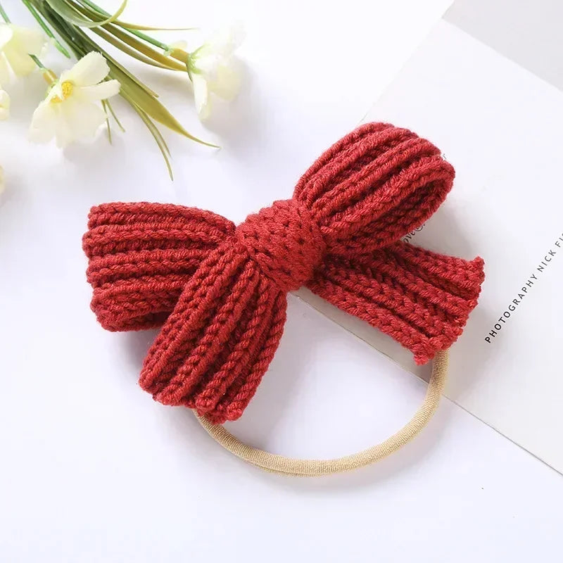 Bow Splendor - Knitted Hairband