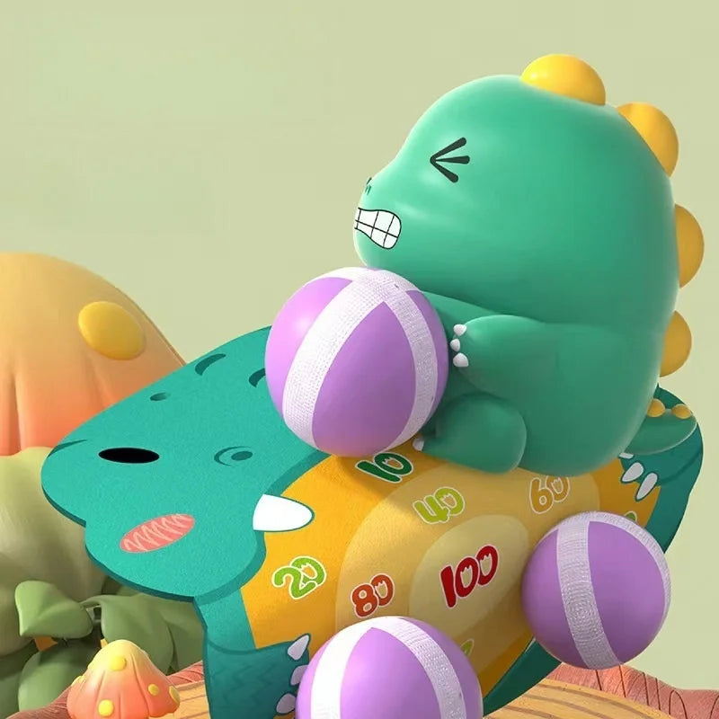 Dino Aiming Activity - Ball gun and target