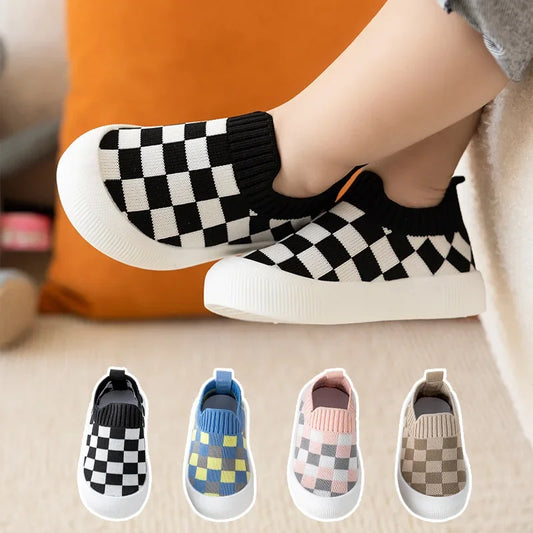 Blocked pattern - Flexible Slip-on Shoe
