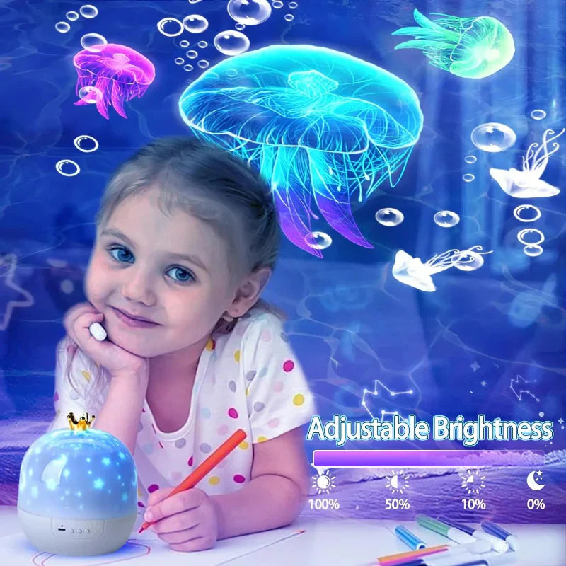 Dreamy & Innovative – Galaxy Projector Night Light with 360° Rotation