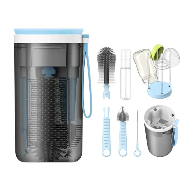 Bottle Cleaning Kit™ - Handy on the go - Infant bottle brush & cleaner