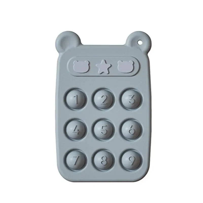 Teething ring & Fidget toy in 1 - Silicone Fidget Phone