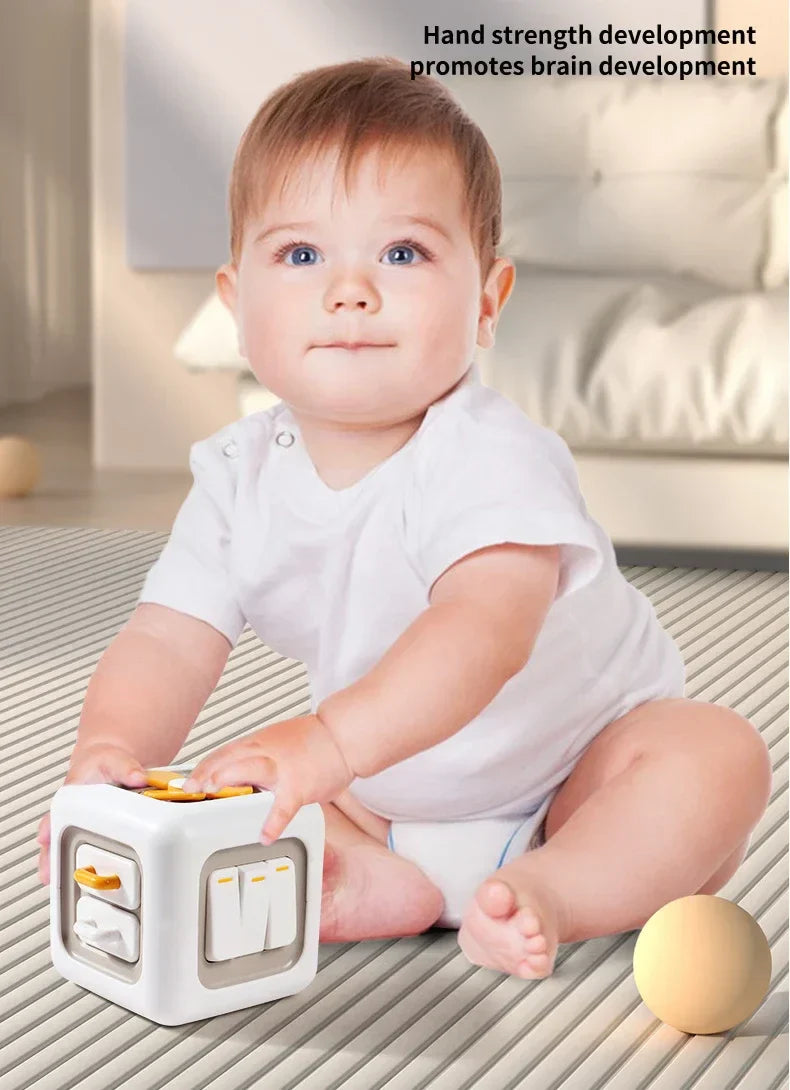 Feeling & Humming - Sensory Cube Plaything