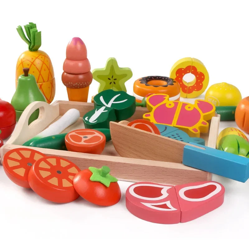 Fun & Innovative – Wooden Magnetic Kitchen Play Set