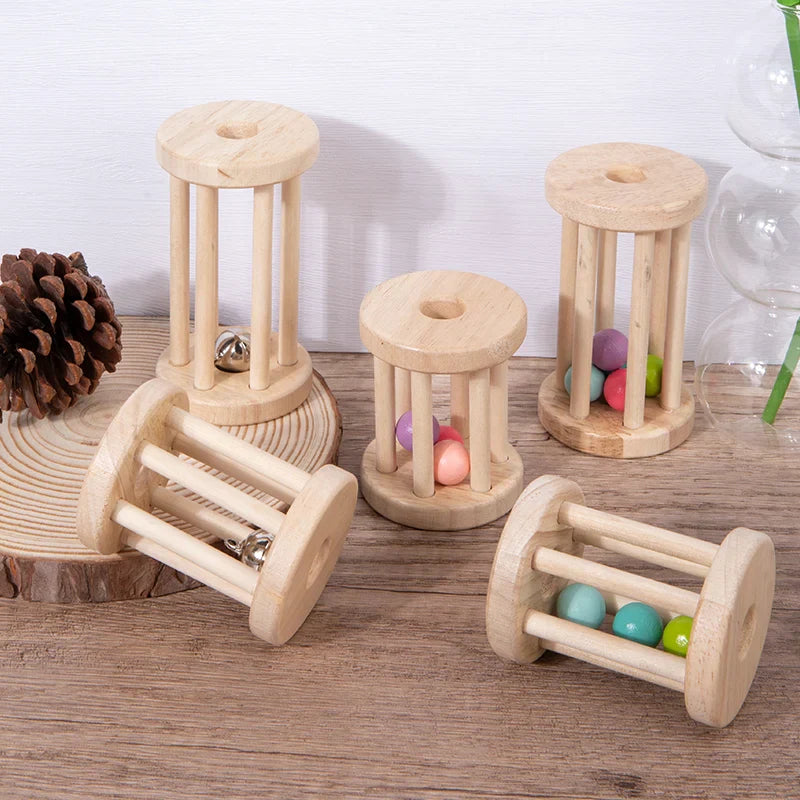 Merry Roller Cage - Wood Rattle Toys